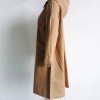 Women’s Hooded Khaki Trench Coat – Casual Pocket Trim, Single-Breasted Long Outerwear Women’s Hooded Khaki Trench Coat – Casual Pocket Trim, Single-Breasted Long Outerwear