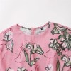 Women’s Hollow Midriff Flower Print Slim Back Slit Sundress Women’s Hollow Midriff Flower Print Slim Back Slit Sundress