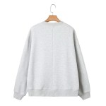 Women’s Round-Neck Long Sleeve Oversize Loose Pullover Top Women’s Round-Neck Long Sleeve Oversize Loose Pullover Top