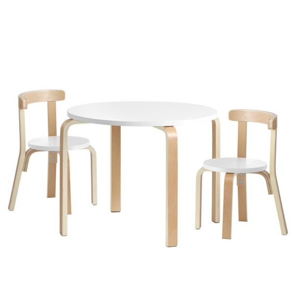 Keezi 3PCS Kids Table and Chairs Set Activity Toy Play Desk Keezi 3PCS Kids Table and Chairs Set Activity Toy Play Desk