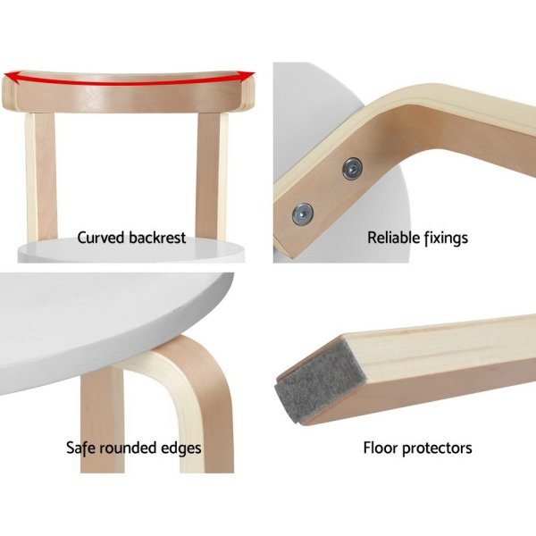 Keezi 3PCS Kids Table and Chairs Set Activity Toy Play Desk Keezi 3PCS Kids Table and Chairs Set Activity Toy Play Desk