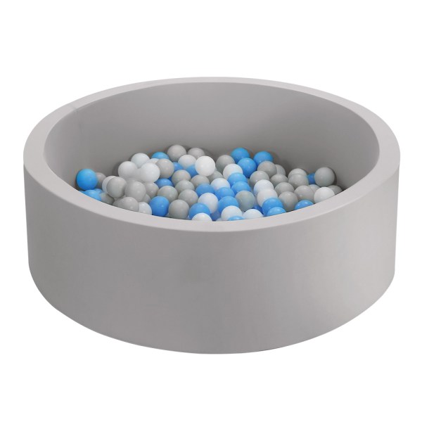 Keezi Kids Ball Pit 90x30cm Ocean Foam Play Pool Barrier Toys Children Grey Keezi Kids Ball Pit 90x30cm Ocean Foam Play Pool Barrier Toys Children Grey