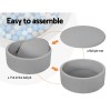 Keezi Kids Ball Pit 90x30cm Ocean Foam Play Pool Barrier Toys Children Grey Keezi Kids Ball Pit 90x30cm Ocean Foam Play Pool Barrier Toys Children Grey