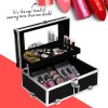 Embellir Portable Cosmetic Beauty Makeup Carry Case with Mirror – Crocodile Black Embellir Portable Cosmetic Beauty Makeup Carry Case with Mirror – Crocodile Black