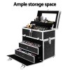 Embellir Portable Cosmetic Beauty Makeup Carry Case with Mirror – Crocodile Black Embellir Portable Cosmetic Beauty Makeup Carry Case with Mirror – Crocodile Black