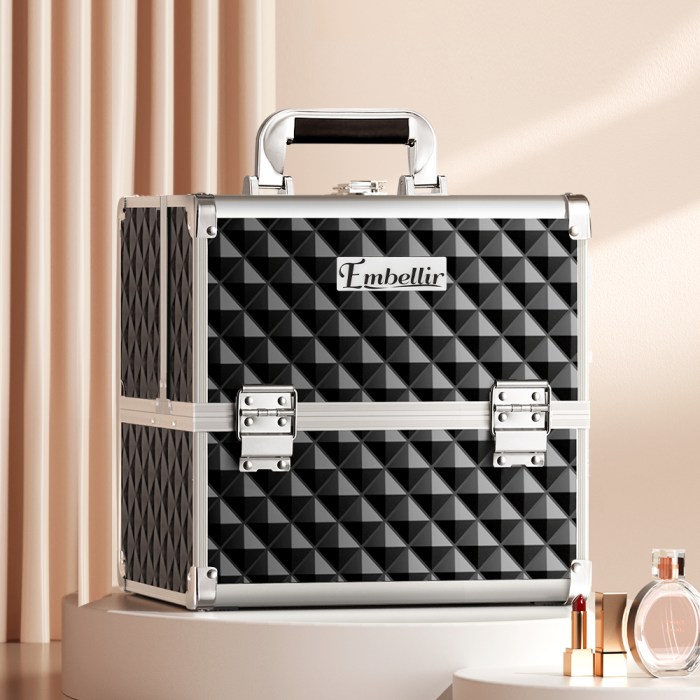 Embellir Makeup Case Beauty Organiser Bag Travel Large Cosmetic Storage Portable Embellir Makeup Case Beauty Organiser Bag Travel Large Cosmetic Storage Portable