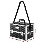 Embellir Portable Cosmetic Beauty Makeup Case – Diamond Black Embellir Portable Cosmetic Beauty Makeup Case – Diamond Black