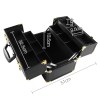 Embellir Portable Cosmetic Beauty Makeup Case – Black & Gold Embellir Portable Cosmetic Beauty Makeup Case – Black & Gold
