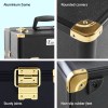 Embellir Portable Cosmetic Beauty Makeup Case – Black & Gold Embellir Portable Cosmetic Beauty Makeup Case – Black & Gold