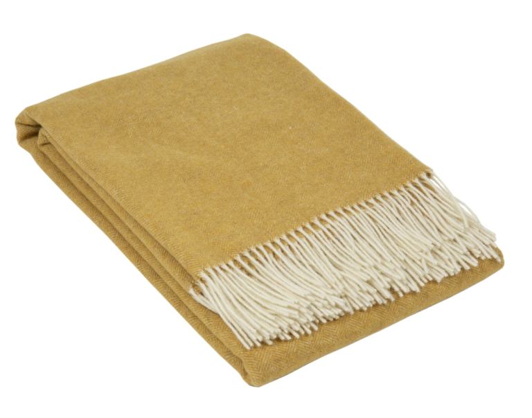 Hampton Throw – Merino Wool Blend – Ochre Hampton Throw – Merino Wool Blend – Ochre