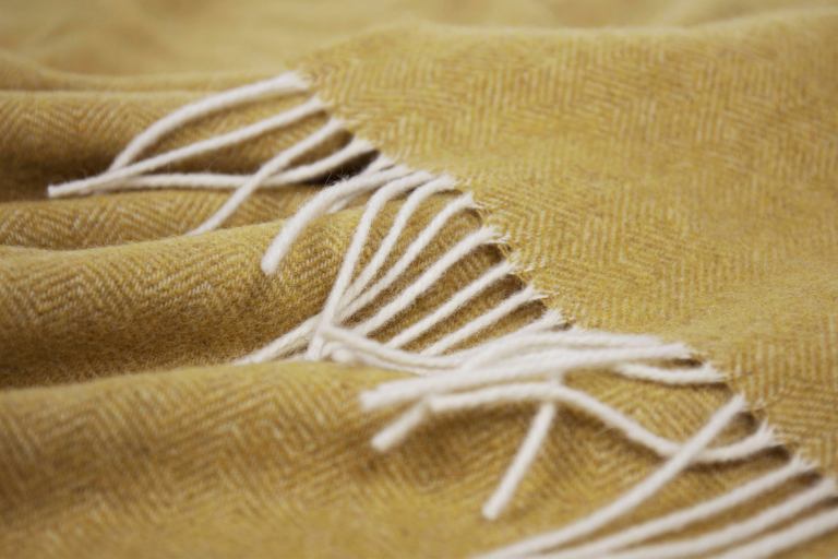 Hampton Throw – Merino Wool Blend – Ochre Hampton Throw – Merino Wool Blend – Ochre