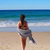 PORTSEA TURKISH COTTON TOWEL – MIDNIGHT PORTSEA TURKISH COTTON TOWEL – MIDNIGHT
