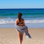 PORTSEA TURKISH COTTON TOWEL – MIDNIGHT PORTSEA TURKISH COTTON TOWEL – MIDNIGHT
