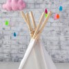 5 Poles Giant Kids Teepee Tent (Natural Canvas) 5 Poles Giant Kids Teepee Tent (Natural Canvas)