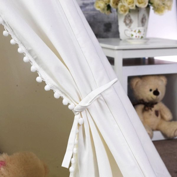 5 Poles Giant Kids Teepee Tent (Natural Canvas) 5 Poles Giant Kids Teepee Tent (Natural Canvas)