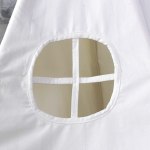 5 Poles Giant Kids Teepee Tent (Natural Canvas) 5 Poles Giant Kids Teepee Tent (Natural Canvas)