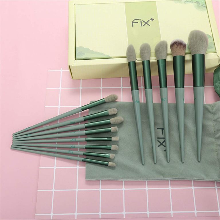 FIX -13 Pcs Makeup Brushes Sets Synthetic Foundation Blending Concealer Eye Shadow FIX -13 Pcs Makeup Brushes Sets Synthetic Foundation Blending Concealer Eye Shadow