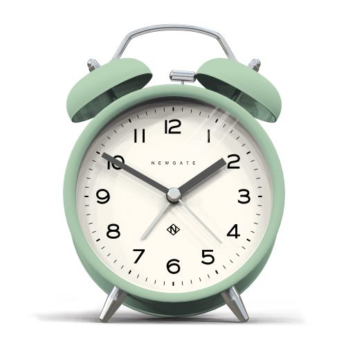 Newgate Charlie Bell Echo Matte Neo Mint Clock