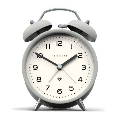 Newgate Charlie Bell Wall Clock Echo Matte Posh Grey