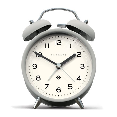 Newgate Charlie Bell Wall Clock Echo Matte Posh Grey Newgate Charlie Bell Wall Clock Echo Matte Posh Grey