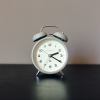 Newgate Charlie Bell Wall Clock Echo Matte Posh Grey
