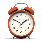 Newgate Charlie Bell Echo Matte Orange Clock Newgate Charlie Bell Echo Matte Orange Clock