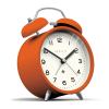 Newgate Charlie Bell Echo Matte Orange Clock