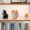 Newgate Charlie Bell Echo Matte Orange Clock