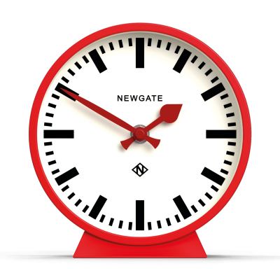 Newgate Railway Mantel Wall Clock Fire Engine Red