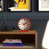 Newgate Railway Mantel Wall Clock Fire Engine Red