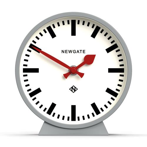 Newgate Railway Mantel Wall Clock Posh Grey