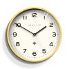 Newgate Number Three Echo Wall Clock Silicone Yellow Newgate Number Three Echo Wall Clock Silicone Yellow