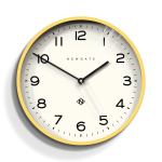 Newgate Number Three Echo Wall Clock Silicone Yellow Newgate Number Three Echo Wall Clock Silicone Yellow