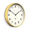 Newgate Number Three Echo Wall Clock Silicone Yellow Newgate Number Three Echo Wall Clock Silicone Yellow