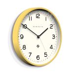 Newgate Number Three Echo Wall Clock Silicone Yellow Newgate Number Three Echo Wall Clock Silicone Yellow
