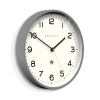 Newgate Number Three Echo Wall Clock Silicone Grey