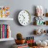 Newgate Number Three Echo Wall Clock Silicone Grey