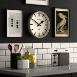 Newgate Railway Wall Clock Grey Newgate Railway Wall Clock Grey