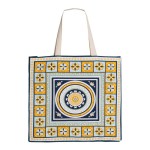 J Elliot Home Kasbah Cotton Tote Shopping Bag 40.5x43x10cm Blue