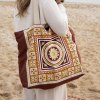 J Elliot Home Kasbah Cotton Tote Shopping Bag 40.5x43x10cm Pink J Elliot Home Kasbah Cotton Tote Shopping Bag 40.5x43x10cm Pink