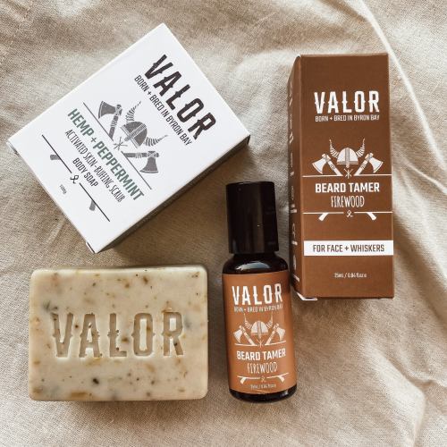 Valor Tame Duo – Beard Tamer Original + Byron Spice Soap