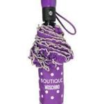 Polka Dots Umbrella with Automatic Opening and Closing by Moschino One Size Women Polka Dots Umbrella with Automatic Opening and Closing by Moschino One Size Women