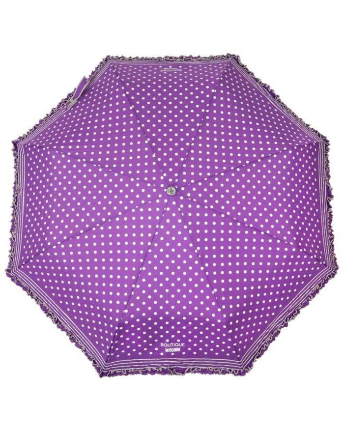 Polka Dots Umbrella with Automatic Opening and Closing by Moschino One Size Women Polka Dots Umbrella with Automatic Opening and Closing by Moschino One Size Women