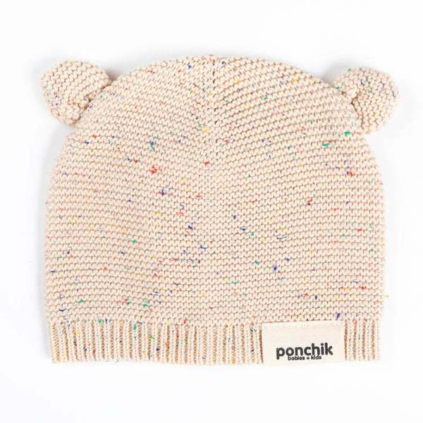 Ponchik Babies + Kids Bear Knitted Beanie Hat – Carmel – 3-12 Months Ponchik Babies + Kids Bear Knitted Beanie Hat – Carmel – 3-12 Months