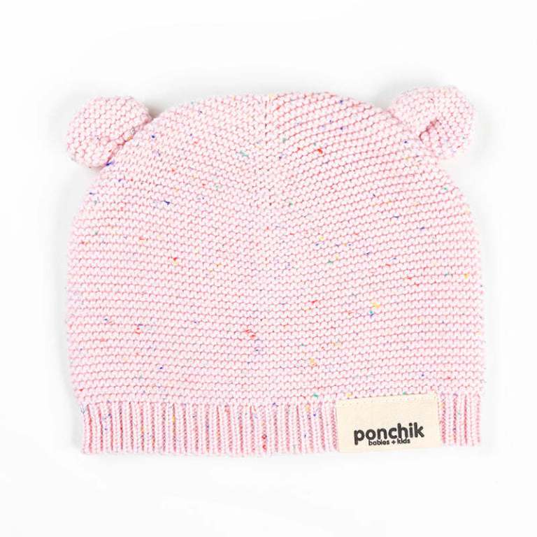 Ponchik Babies + Kids Bear Beanie Hat Warm Winter – Love – 3-12 Months