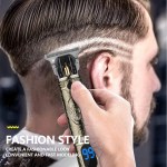 LCD Hair Clipper Barber Professional Electric Trimmer Shaver Beard Vintage – Gold