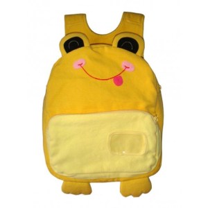 Kids Tree Frog Backpack Yellow