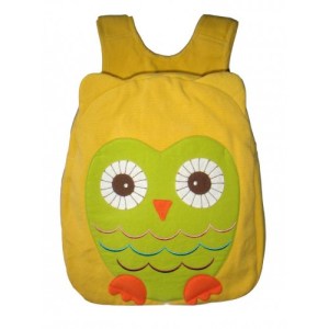 Kids Hootie Owl Back Pack-Yellow