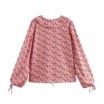 Women’s Bow Doll Floral Shirt + Short Set Women’s Bow Doll Floral Shirt + Short Set