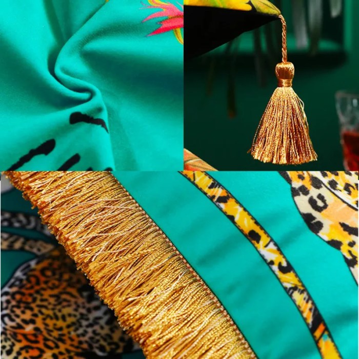 Green Luxury Velvet Leopard Print Cushion Green Luxury Velvet Leopard Print Cushion